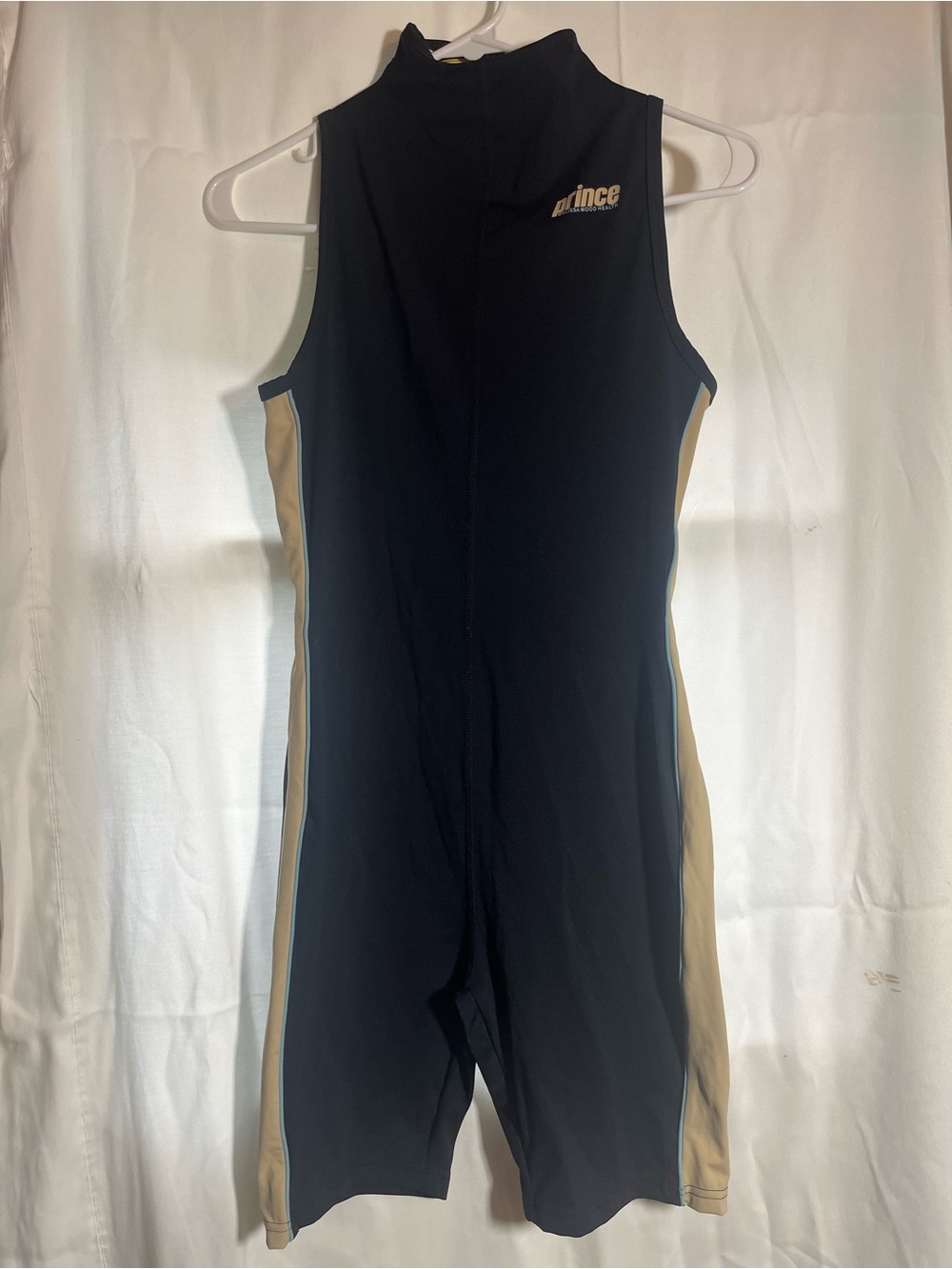 Prince Black & Tan S Athletic Body suit